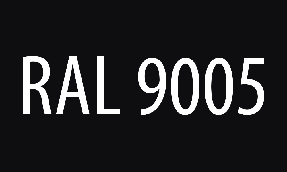 RAL 9005 Jet Black